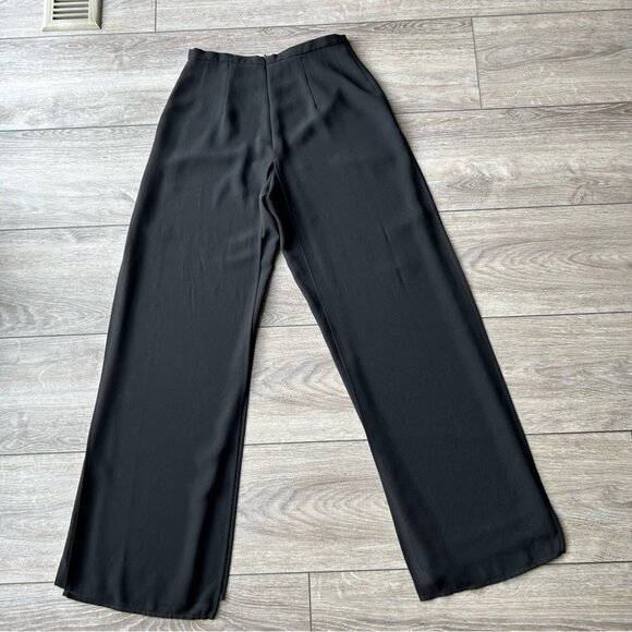 Melanie Lyne  Chiffon Two Layered Wide Leg Pants - Picture 10 of 14